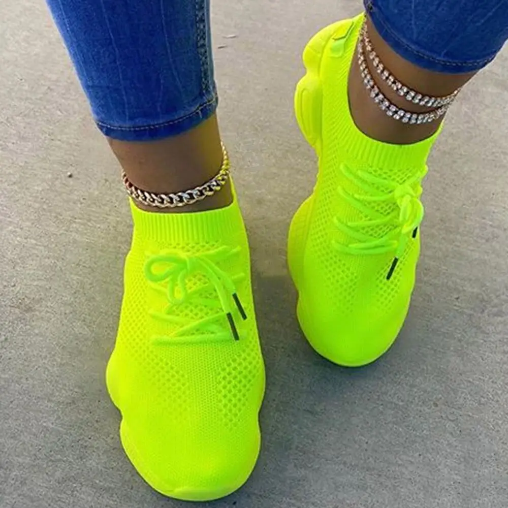 Women Casual Shoes Fashion Breathable Walking Mesh Flat Shoes Woman White Sneakers Women 2023 Tenis Feminino Female Shoes